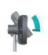Duux Fan Rize Flex Stand Fan Grey Diameter 21 cm Number of speeds 4 Oscillation 10 W