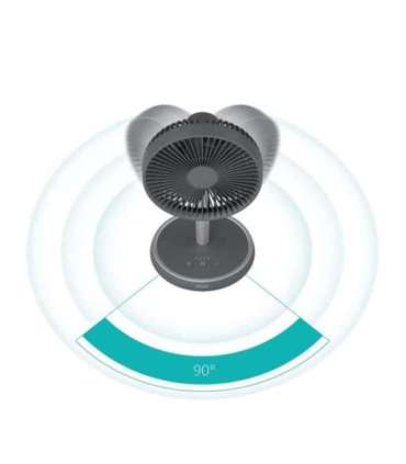 Duux Fan Rize Flex Stand Fan Grey Diameter 21 cm Number of speeds 4 Oscillation 10 W