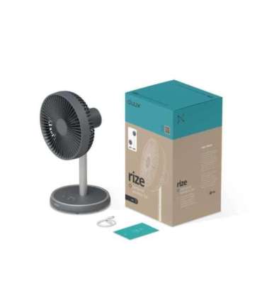 Duux Fan Rize Flex Stand Fan Grey Diameter 21 cm Number of speeds 4 Oscillation 10 W