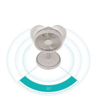 Duux Fan Rize Flex Stand Fan Greige Diameter 21 cm Number of speeds 4 Oscillation 10 W