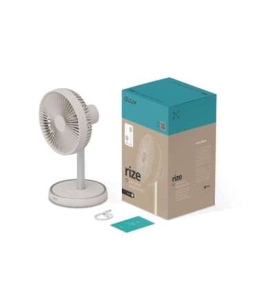 Duux Fan Rize Flex Stand Fan Greige Diameter 21 cm Number of speeds 4 Oscillation 10 W