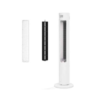 Duux Fan Elevate Tower Fan White Diameter 29 cm Number of speeds 12 Oscillation 4-40 W