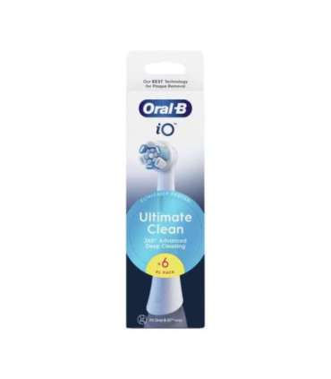 Oral-B Replaceable toothbrush heads iO UltimateClean Heads For adults Number of brush heads included 6 White