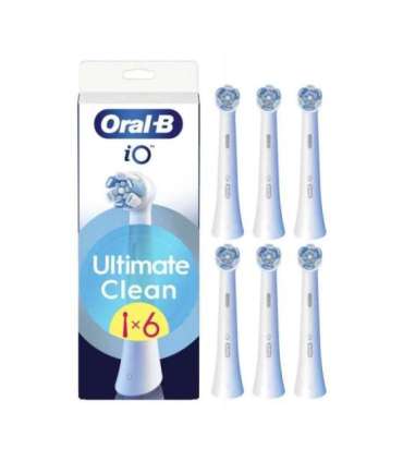 Oral-B Replaceable toothbrush heads iO UltimateClean Heads For adults Number of brush heads included 6 White