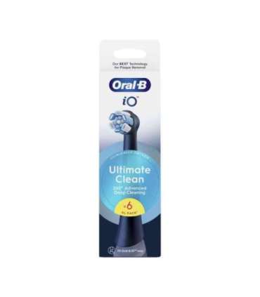 Oral-B Replaceable toothbrush heads iO UltimateClean Heads For adults Number of brush heads included 6 Black
