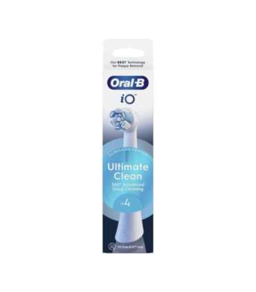 Oral-B Replaceable toothbrush heads iO UltimateClean Heads For adults Number of brush heads included 4 White