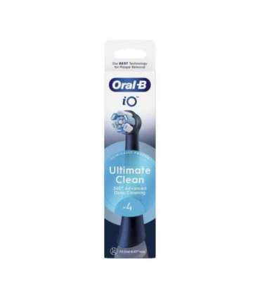 Oral-B Replaceable toothbrush heads iO UltimateClean Heads For adults Number of brush heads included 4 Black