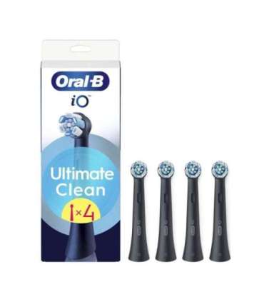Oral-B Replaceable toothbrush heads iO UltimateClean Heads For adults Number of brush heads included 4 Black