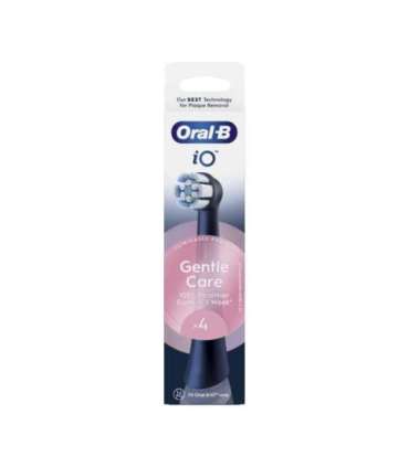 Oral-B Replaceable toothbrush heads iO GentleCare Heads For adults Number of brush heads included 4 Black