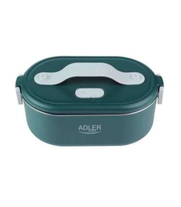 Adler Electric lunch box with thermal bag AD 4522 0.8 L Plastic/Stainless steel Green Lid included
