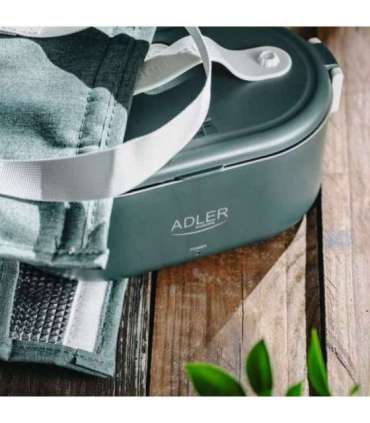 Adler Electric lunch box with thermal bag AD 4522 0.8 L Plastic/Stainless steel Green Lid included
