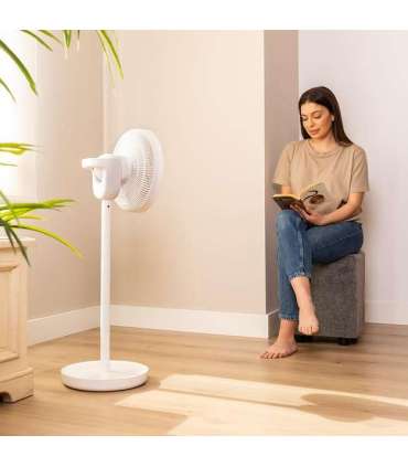 Cecotec EnergySilence 2600 Sunflower Portable Battery-powered fan Stand Fan Diameter 33 cm Number of speeds 12 |