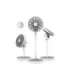 Cecotec EnergySilence 2600 Sunflower Portable Battery-powered fan Stand Fan Diameter 33 cm Number of speeds 12 |