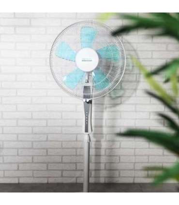 Cecotec EnergySilence 530 Power Connected Stand Fan White Diameter 40 cm Number of speeds 3 Oscillation 50 W