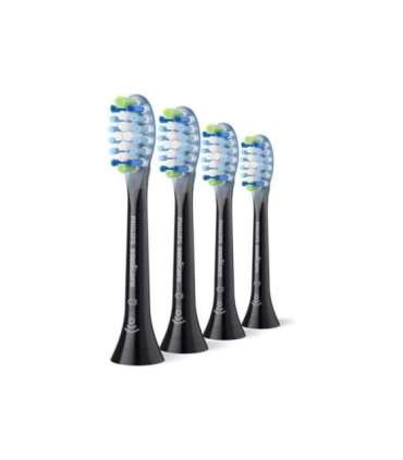 Philips HX9044/88 Sonicare Premium Plaque Defence Replacement brush heads, 4 pcs, Black Philips