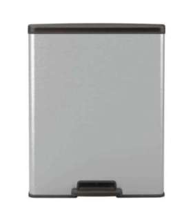 Curver Pedal Waste Bin Silver (443822 VidaXL) Curver