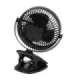 Adler Rechargeable Clip-on Desk Fan AD 7342 Table Fan Black Diameter 15.5 cm Number of speeds 3 Oscillation