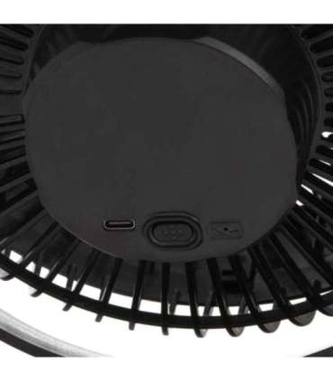 Adler Rechargeable Clip-on Desk Fan AD 7342 Table Fan Black Diameter 15.5 cm Number of speeds 3 Oscillation