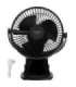 Adler Rechargeable Clip-on Desk Fan AD 7342 Table Fan Black Diameter 15.5 cm Number of speeds 3 Oscillation