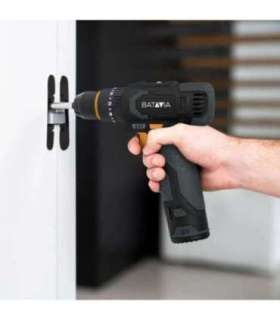 Batavia 12V combi drill 2.0 set (1 x battery 2Ah / 1 x USB charging cable)