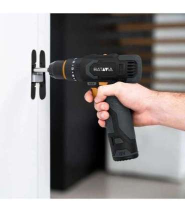 Batavia 12V combi drill 2.0 set (1 x battery 2Ah / 1 x USB charging cable)
