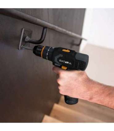 Batavia 12V combi drill 2.0 set (1 x battery 2Ah / 1 x USB charging cable)