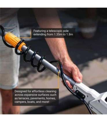 Batavia Twinbrush V2 (telescopic) 18V brushless power scrubber Without battery and charger