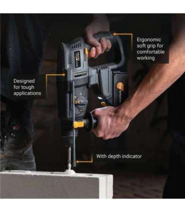 Batavia B.V. 18V Cordless Brushless Rotary Hammer SDS+, Without Battery and Charger in BMC