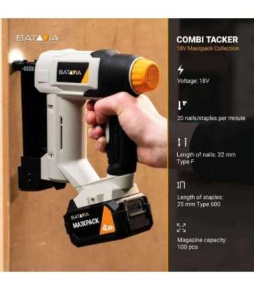 Batavia B.V. 18V Combi-tacker - Without Battery and Charger