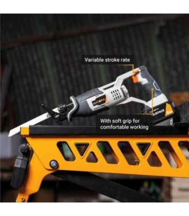 18V Cordless Reciprocating Saw - Without Battery and Charger