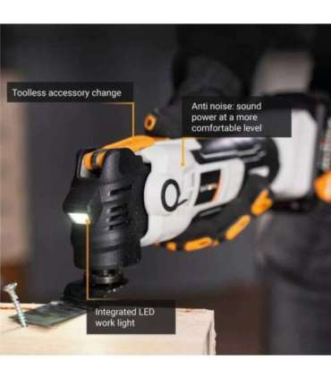 Batavia B.V. 18V Cordless Anti-Vibration Multitool - Without Battery and Charger