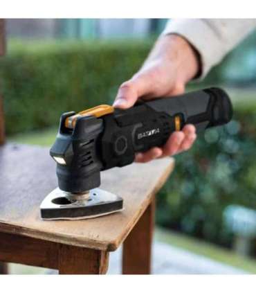 Batavia B.V. 12V Cordless Anti-Vibration Multitool - Fixxpack 2.0 Set (incl. 2.0Ah battery and USB-C charging cable)