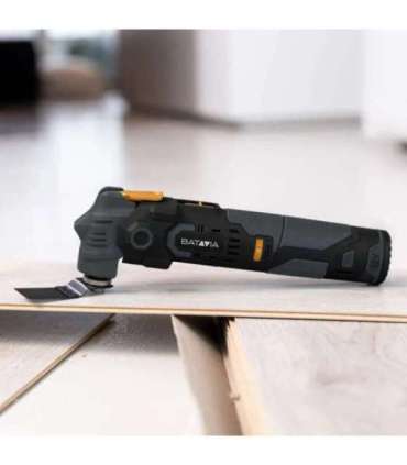 Batavia B.V. 12V Cordless Anti-Vibration Multitool - Fixxpack 2.0 Set (incl. 2.0Ah battery and USB-C charging cable)