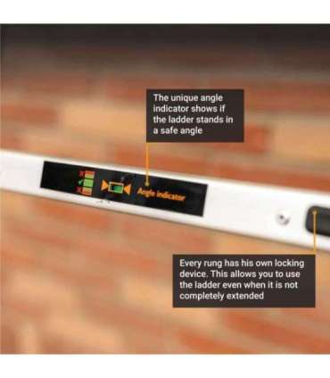 Batavia B.V. Giraffe AIR Telescopic Ladder 3.81 m