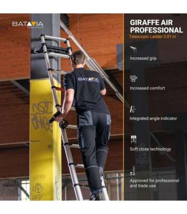 Batavia B.V. Giraffe PRO Telescopic Ladder 3.81 m