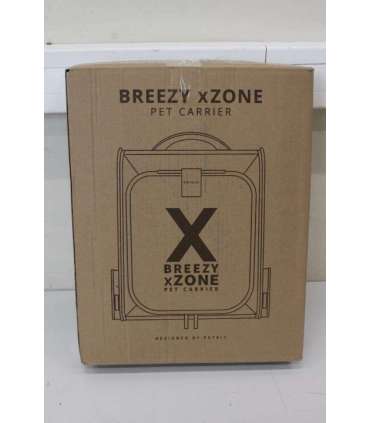 SALE OUT. Petkit Breezy xZone Pet Carrier-Grey PETKIT Pet Carrier BP3 X ZONE Grey USED, DIRTY HANDLE