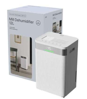 Mill Dehumidifier MDH12 Power 200 W Suitable for rooms up to 8-15 m² Water tank capacity 2 L White