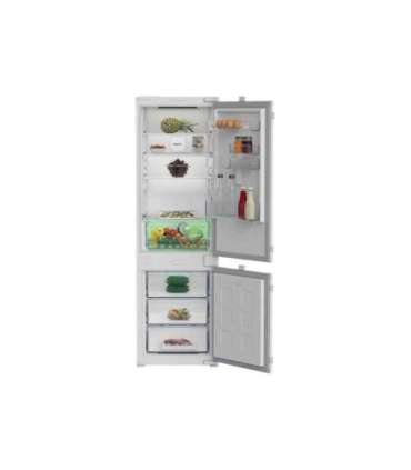 Beko B3BCNA294HS Refrigerator, E, Built-in, Combi, Height 1.775 cm, Fridge 194 L, White