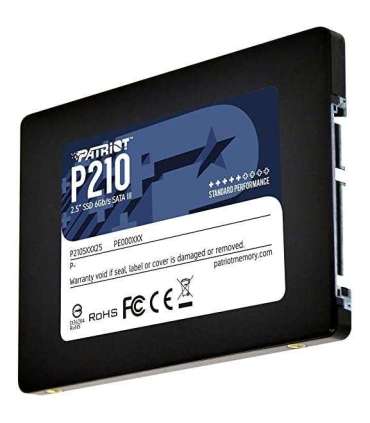 Patriot P210S2TB25 P210 SSD, 2TB, 2.5", SATA3, TRIM, SMART, 520/ 430 MB/s, 50K IOPS