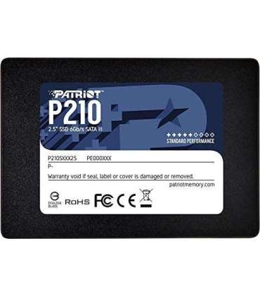 Patriot P210S2TB25 P210 SSD, 2TB, 2.5", SATA3, TRIM, SMART, 520/ 430 MB/s, 50K IOPS