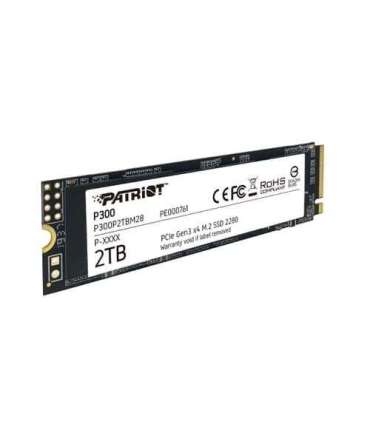 Patriot P300P2TBM28 P300 SSD, 2TB, M.2 2280, PCIe 3x4, NAND, HMB Cache, 2100/1650 MB/s, 290K IOPS