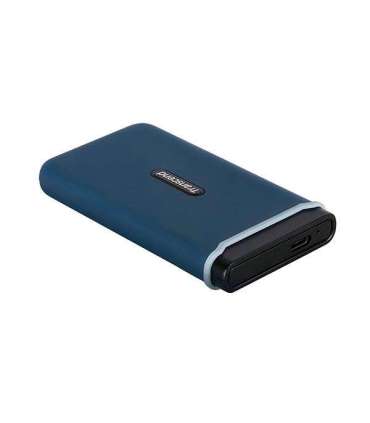 Transcend TS250GESD370C ESD370C External SSD, 250GB, USB Type-A/C, PCIe, 1050/ 950 MB/s, Navy Blue