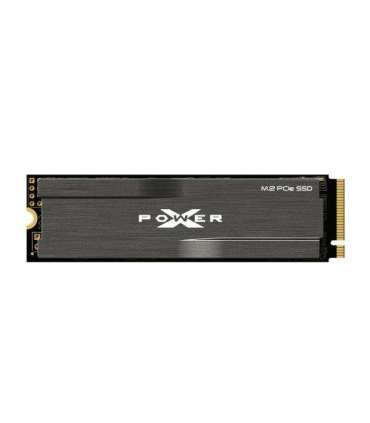 Silicon Power SP002TBP34XD8005 XD80 SSD, 2 TB, M.2, PCIe Gen 3x4, 3400 MB/s, Heatsink, SLC cache