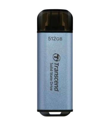 Transcend TS1TESD300C ESD300C External SSD, 1TB, USB Type-C, 10 Gbps, 1050/ 950 MB/s, Blue