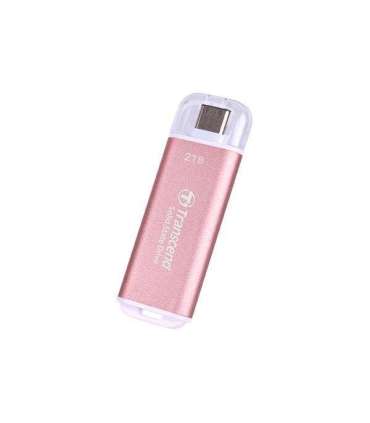 Transcend TS2TESD300P ESD300 PINK External SSD, 2TB, USB Type-C 10Gbps, 1050/ 950 MB/s max