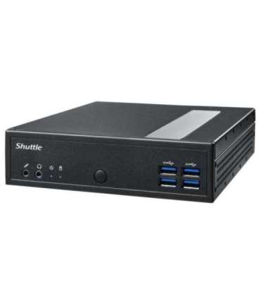 Shuttle PEB-DL30N101 DL30N Slim Barebone PC, 1.35L, IIntel N100 Fan, DDR5, 2x 2.5 GbE, 65W, 24/7