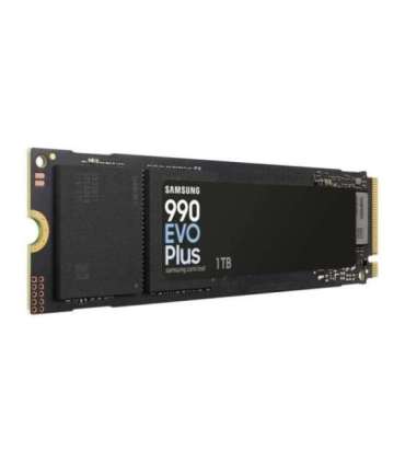 Samsung MZ-V9S1T0BW 990 EVO Plus SSD, 1 TB, M.2, PCIe 4.0, 7150 MB/s, 1350000 IOPS, Black