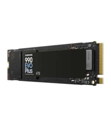 Samsung MZ-V9S4T0BW MZ-V9S4T0 EVO 990 Plus SSD, 4 TB, M.2, PCIe 4.0, 7150 MB/s, 1350000 IOPS, Black