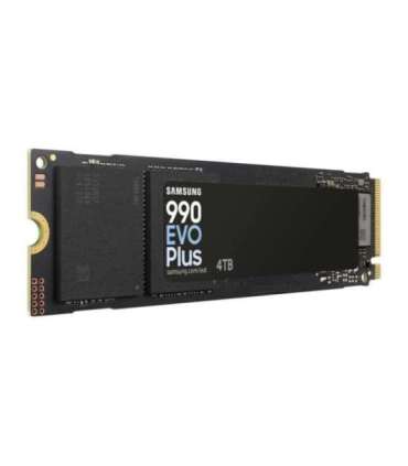 Samsung MZ-V9S4T0BW MZ-V9S4T0 EVO 990 Plus SSD, 4 TB, M.2, PCIe 4.0, 7150 MB/s, 1350000 IOPS, Black