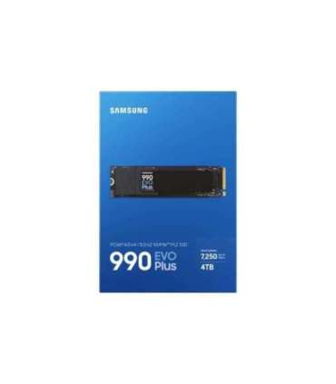 Samsung MZ-V9S4T0BW MZ-V9S4T0 EVO 990 Plus SSD, 4 TB, M.2, PCIe 4.0, 7150 MB/s, 1350000 IOPS, Black